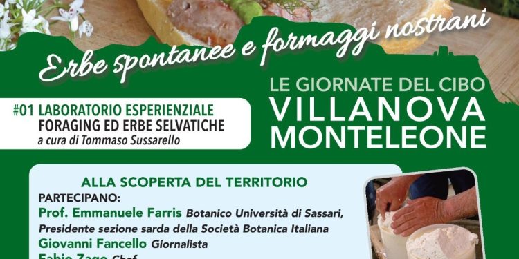 Villanova Monteleone: le “Giornate del Cibo” prendono il via con le “Erbe e i Formaggi”
