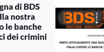 Al via la campagna di BDS Italia verso le banche italiane complici dei crimini di Israele