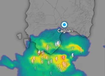 Maltempo sulla Sardegna, in arrivo forti temporali sul Sulcis e sul Cagliaritano