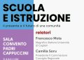 Venerdì 17 aprile, a Sanluri, si parlerà di scuola e istruzione con il rettore Francesco Mola, Camilla Soru e la candidata sindaca di S’Innova Sanluri Cinzia Fenu