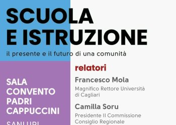 Venerdì 17 aprile, a Sanluri, si parlerà di scuola e istruzione con il rettore Francesco Mola, Camilla Soru e la candidata sindaca di S’Innova Sanluri Cinzia Fenu