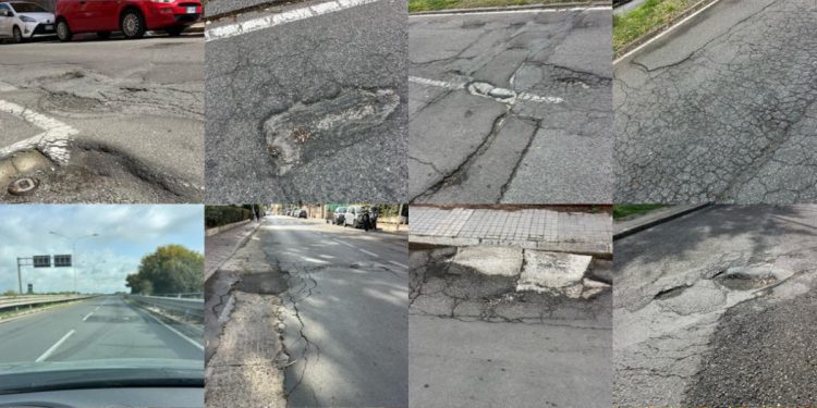 Cagliari, più incidenti e strade dissestate: sicurezza sempre più a rischio