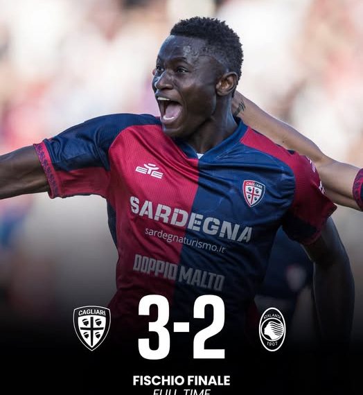 Splendida vittoria del Cagliari contro l’Atalanta: finisce 3-2 per i rossoblù