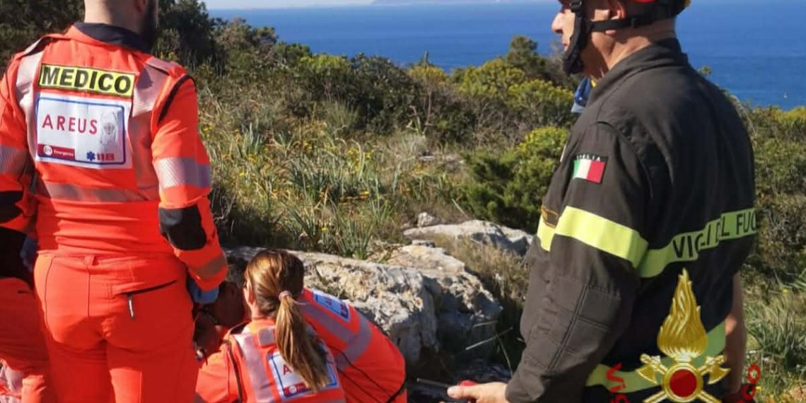 Escursionista si ferisce sulla Sella del Diavolo: soccorsa dai Vigili del Fuoco
