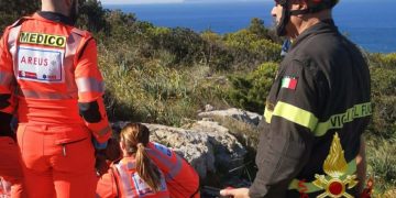Escursionista si ferisce sulla Sella del Diavolo: soccorsa dai Vigili del Fuoco
