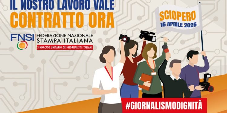 Fnsi, il 16 aprile giornalisti in sciopero per il contratto