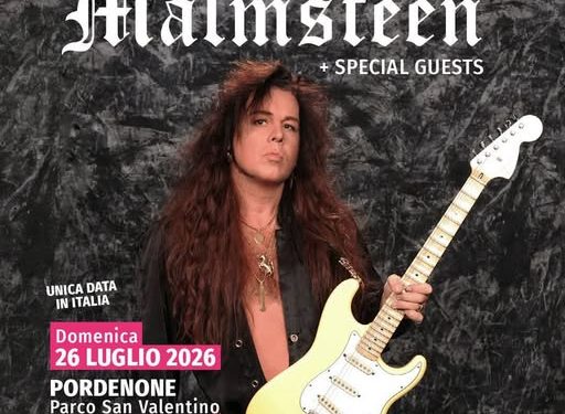 Yngwie Malmsteen: annunciata una data al Pordenone Blues & Co Festival