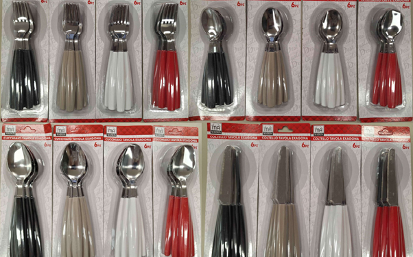 Allerta metalli pesanti: richiamate posate da tavola