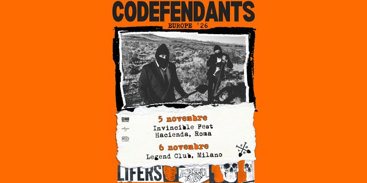 Codefendants: due appuntamenti in Italia a novembre 2026