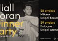 Niall Horan, il Dinner Party Live On Tour fa tappa a Milano e Bologna