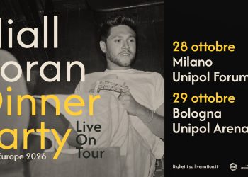 Niall Horan, il Dinner Party Live On Tour fa tappa a Milano e Bologna