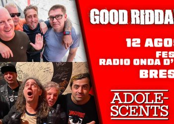 Adolescents insieme a Good Riddance alla Festa di Radio Onda D’Urto a Brescia