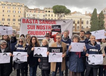 ‘Press, basta sangue sui nostri giubbotti’: il 7 maggio presidio a Roma