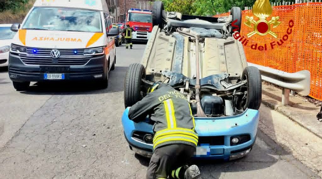Paura a Busachi, due anziani feriti in un incidente stradale