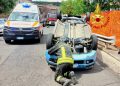 Paura a Busachi, due anziani feriti in un incidente stradale