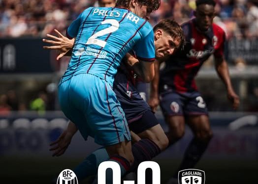 Bologna e Cagliari non si fanno male, finisce 0-0