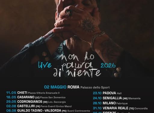 Fabrizio Moro annuncia il tour: dopo Codrongianos a settembre in concerto a Sestu