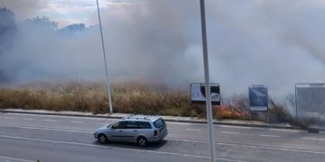 Paura a Quartu, fiamme vicino a Molentargius
