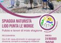 Chieti, pulizia della spiaggia naturista Lido Punta le Morge