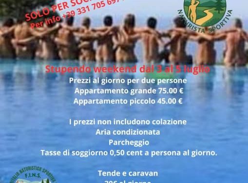 Raduno Nazionale Naturista Italiano, viaggio tra Sport, Musica e Natura nel Gargano