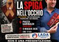 Il 9 Maggio in piazza Garibaldi presentazione del libro “La Spiga nell’Occhio”