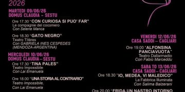 Festival “Storie di donne…donne e la storia” dal 9 al 14 giugno 2026 tra Cagliari e Sestu