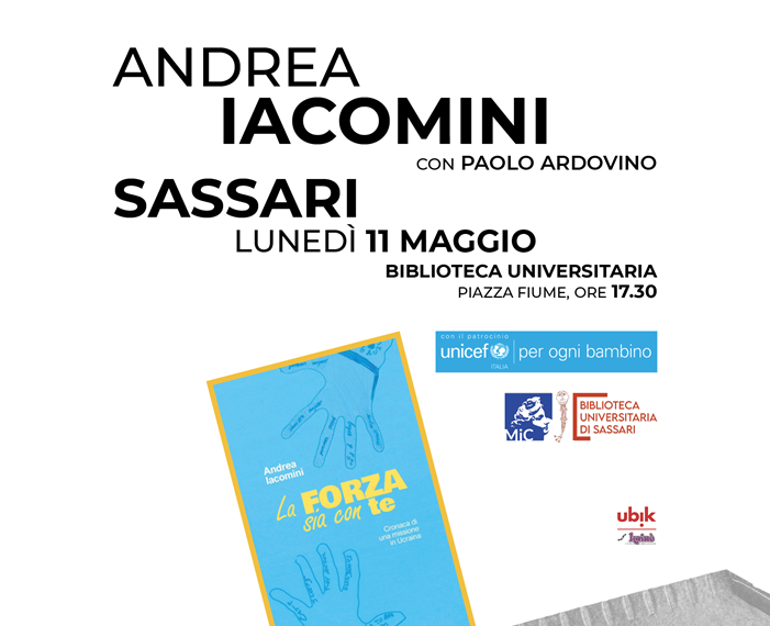 Il giornalista e portavoce di Unicef Italia Andrea Iacomini sarà a Sassari lunedì 11 maggio