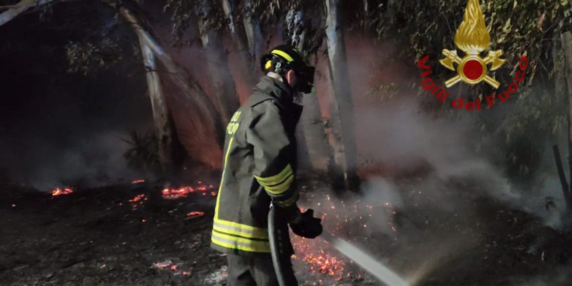 Notte impegnativa per i Vigili del Fuoco a Quartu