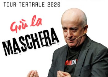 “Giù la maschera”, il nuovo spettacolo di Gabriele Cossu debutta al Teatro Comunale di Carbonia il 5 giugno