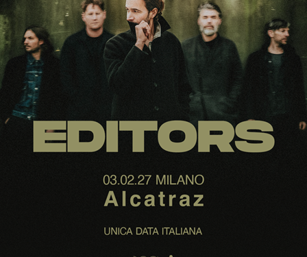 Editors in concerto a Milano il 3 febbraio 2027