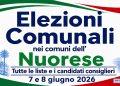 Elezioni Comunali nei Comuni del Nuorese, tutte le liste e i candidati