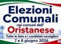 Elezioni Comunali nei Comuni dell’Oristanese, tutte le liste e i candidati