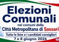 Elezioni Comunali nei Comuni della Città Metropolitana di Sassari, tutte le liste e i candidati