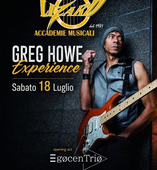 Greg Howe in concerto a Roma a luglio