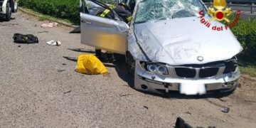 Grave incidente sulla 131 dcn: persona soccorsa dall’ elicottero