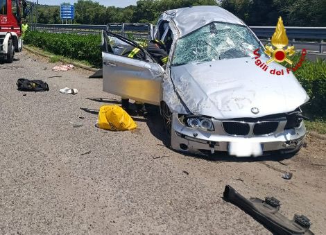 Grave incidente sulla 131 dcn: persona soccorsa dall’ elicottero