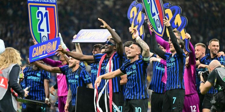 L’Inter è campione d’Italia