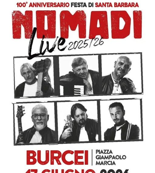 I Nomadi tornano in concerto a Burcei dopo 30 anni