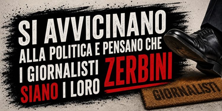 Si avvicinano alla politica e pensano che i giornalisti siano i loro zerbini: ecco il caso del candidato quartese