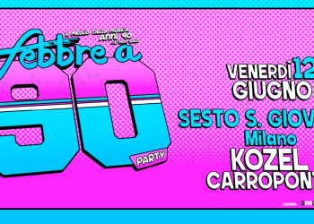 Febbre a 90: il party dedicato agli anni ’90 al Kozel Carroponte il 12 giugno