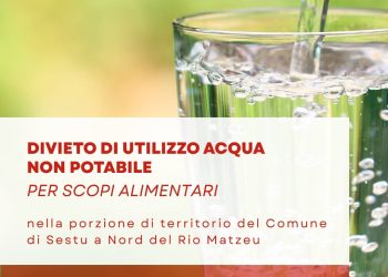 “Batteri coliformi, valore fuori norma”: a Sestu è allarme: acqua non potabile