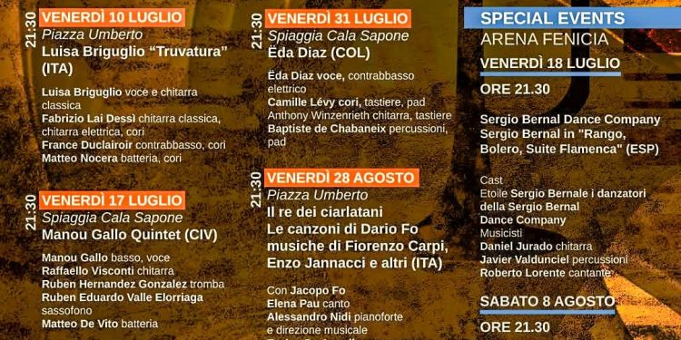 FestArtes, il calendario del Sulky Jazz Festival di Sant’Antioco