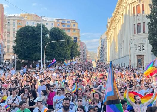 Oltre 30 mila Cagliari al Sardegna Pride contro omofobia e per diritti Lgbtqia+