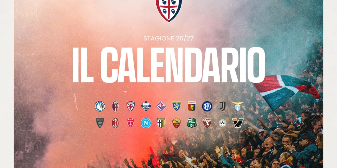 Calcio, ecco il calendario del Cagliari
