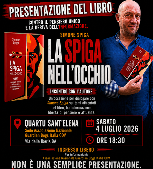 Flumini di Quartu, il 4 luglio presentazione del libro “La Spiga nell’Occhio”