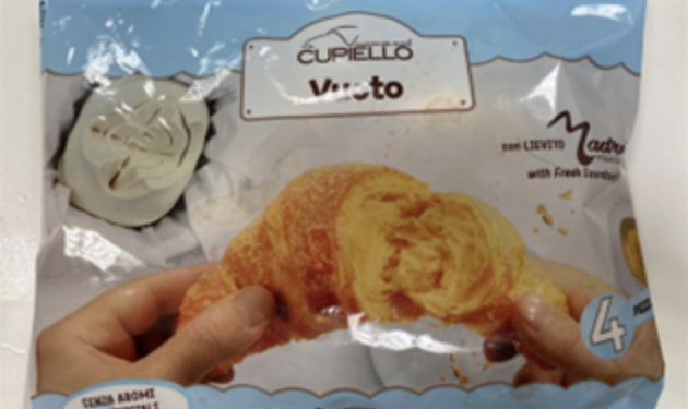 Possibile presenza di frammenti di metallo: richiamati cornetti surgelati