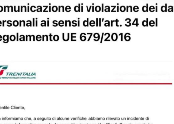 “Controlla subito la posta”: il messaggio di Trenitalia che sta spaventando migliaia di passeggeri