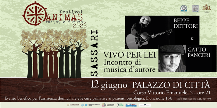 Festival Animas, Beppe Dettori e Gatto Panceri in concerto a Sassari