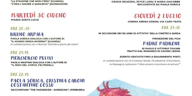 Ligghjendi 2026, a Santa Teresa Gallura torna il festival letterario