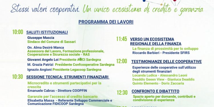 Strumenti finanziari per lo sviluppo della cooperazione, il 13 luglio il convegno a Sassari